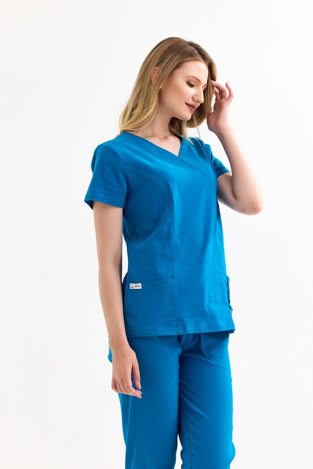 Bluza Asja - Cerulean plava - Image 5