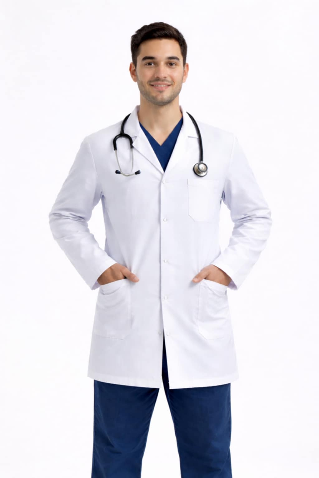 Muški medicinski mantil rever