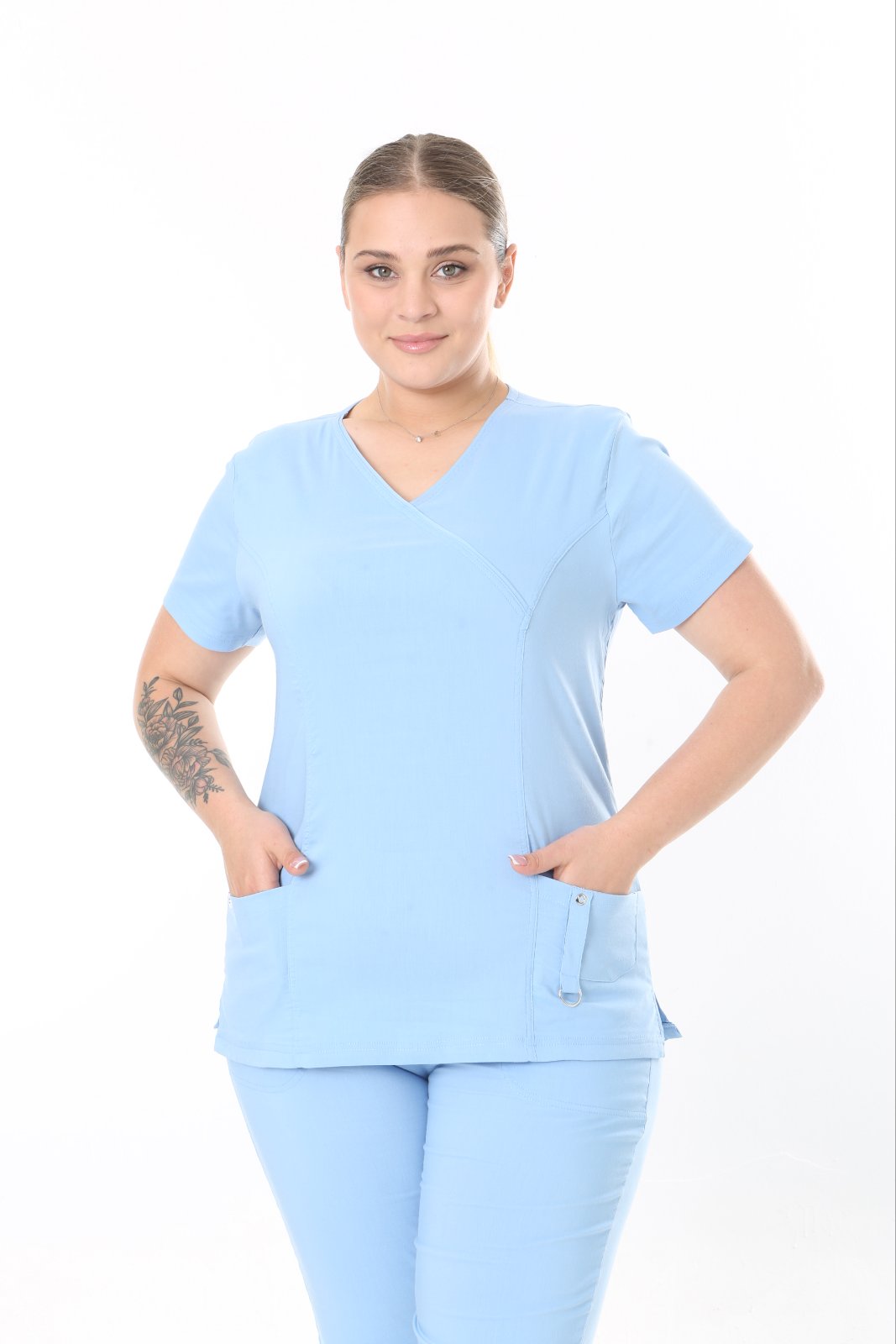 Bluza Ana - Svijetlo plava - Image 7