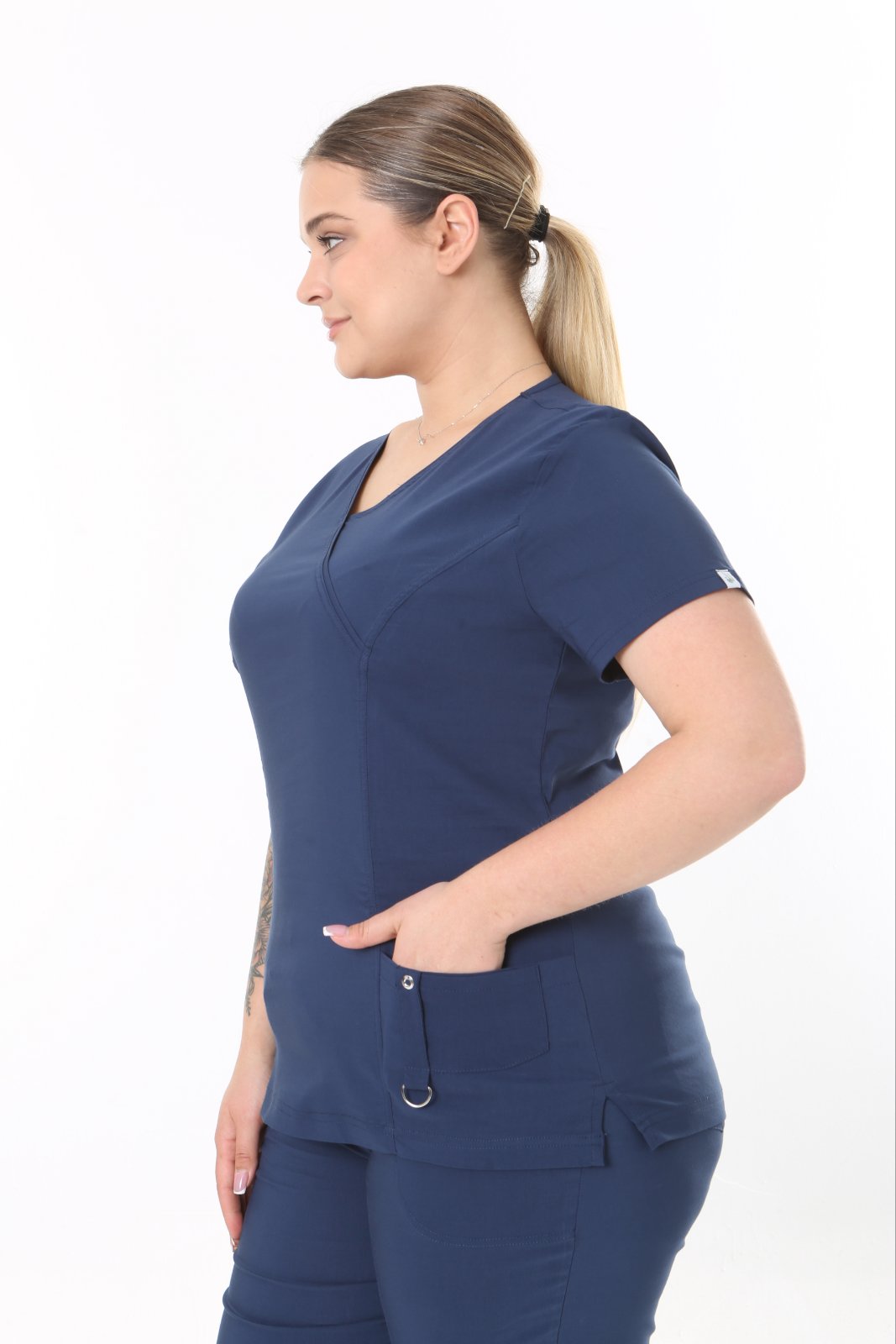 Bluza Lucija - teget plava - Image 3