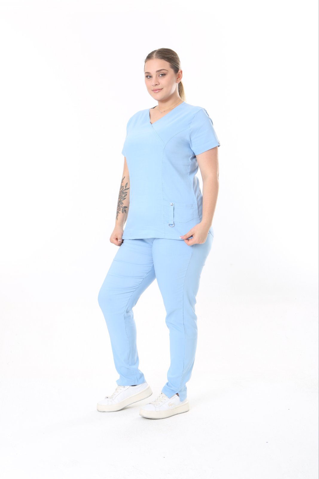 Bluza Ana - Svijetlo plava - Image 3