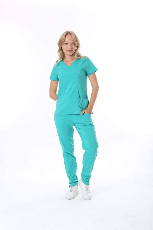 Bluza Ajša - Tirkizno zelena - Image 9