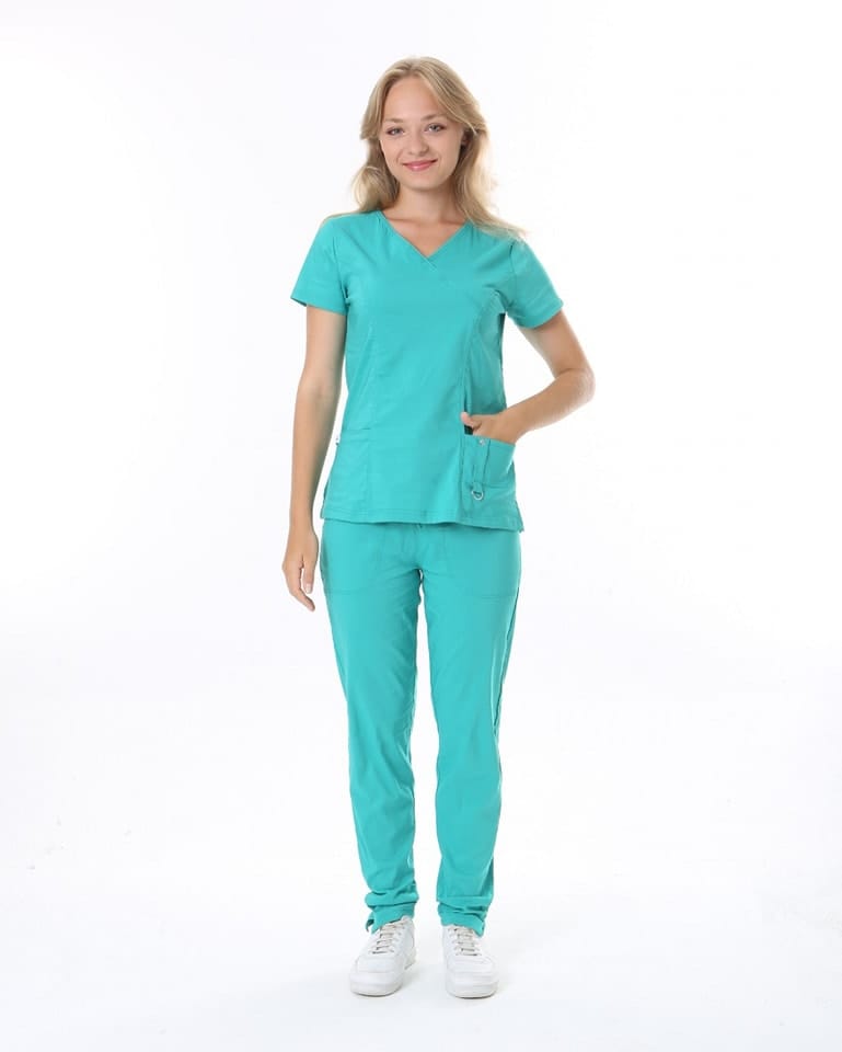 Bluza Ajša - Tirkizno zelena - Image 6