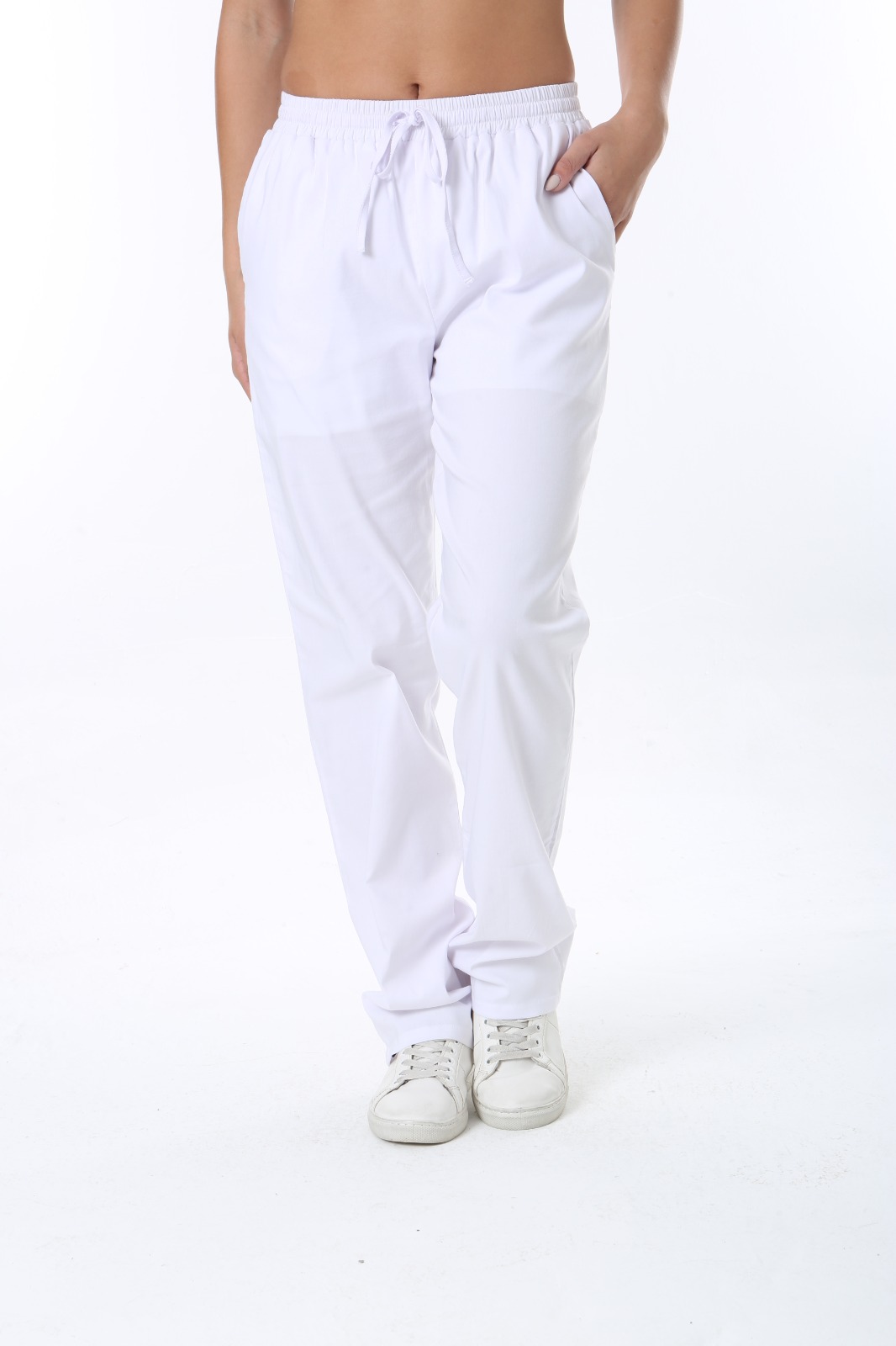 UNISEX hlače - bijela boja - Image 6