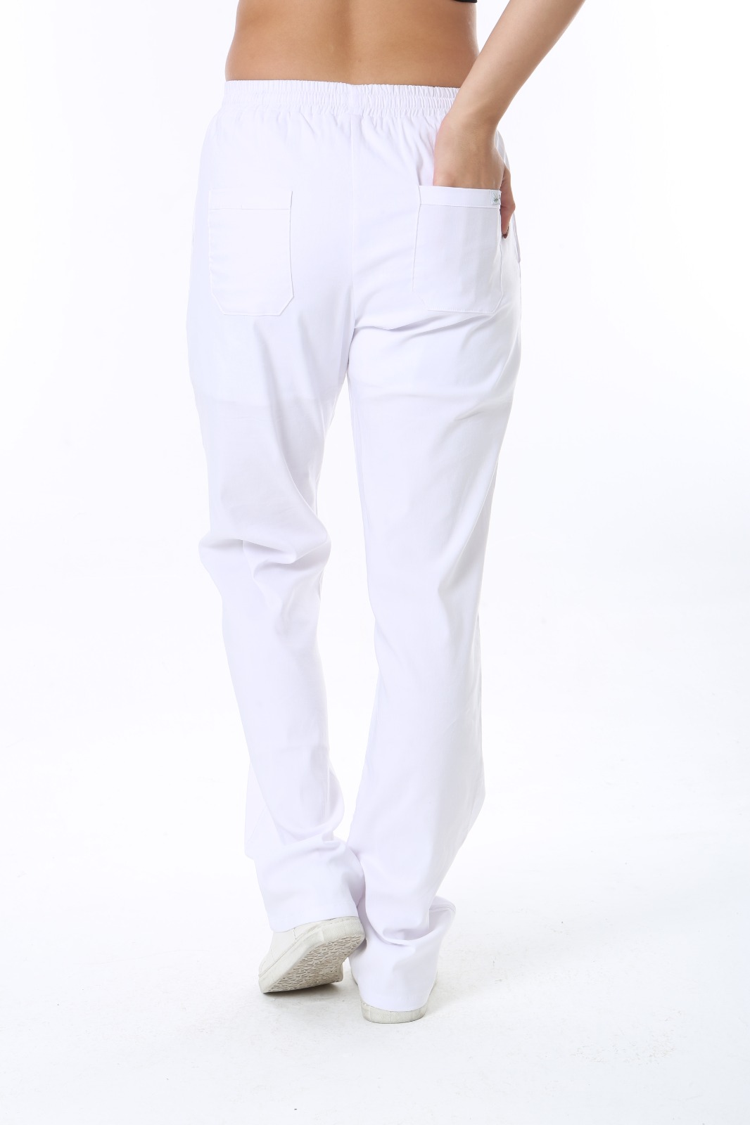 UNISEX hlače - bijela boja - Image 3