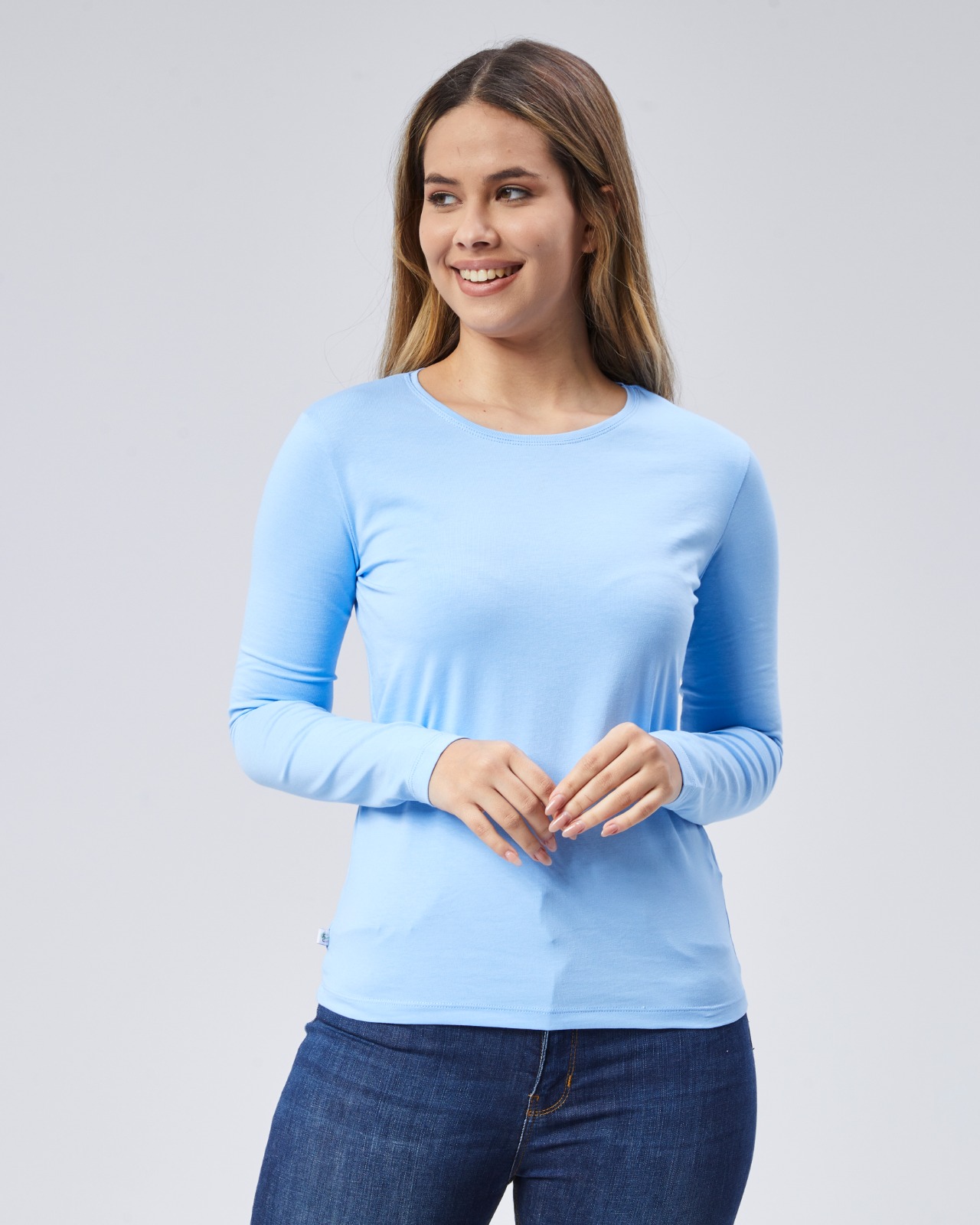 Super Comfort Underwear pamučna majica - Svijetlo plava