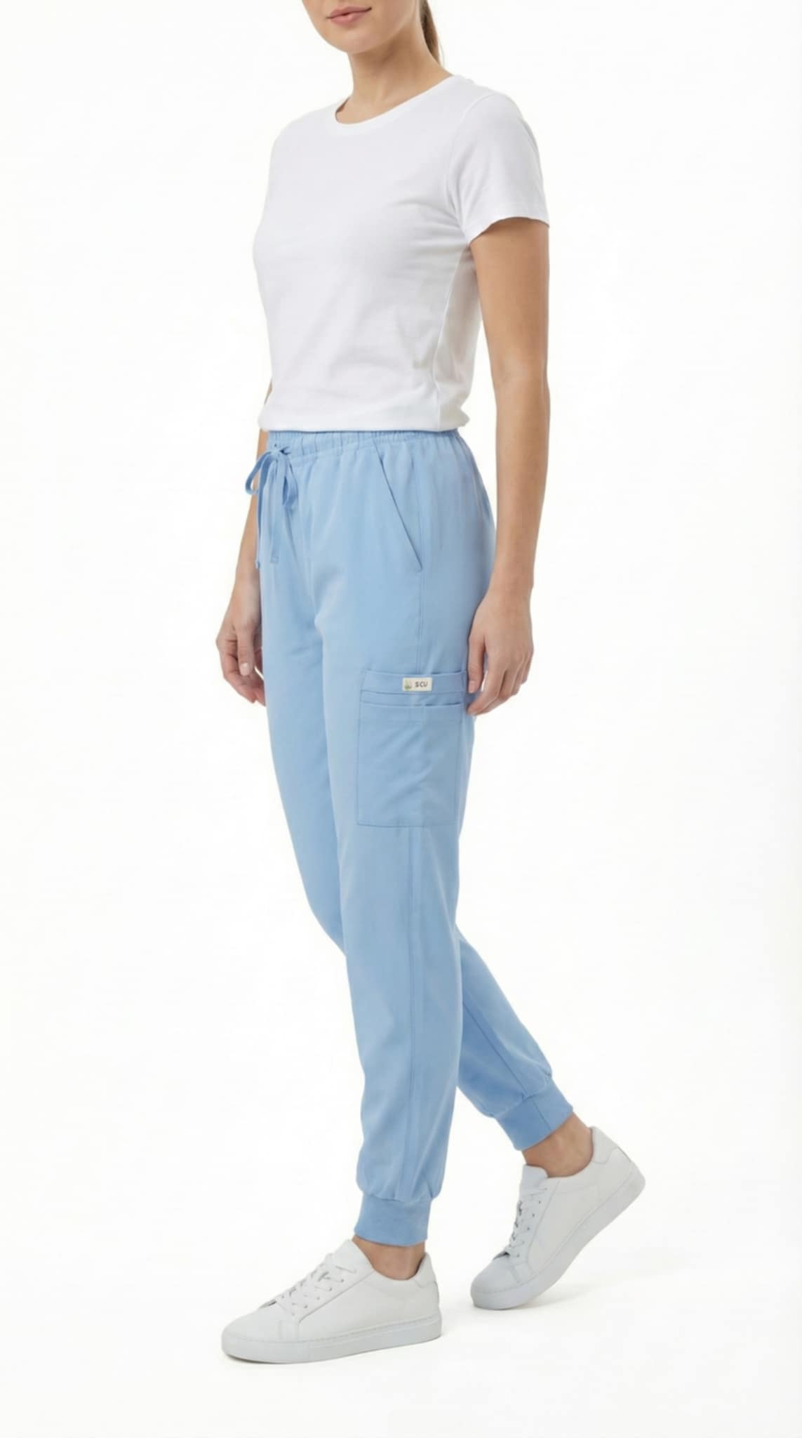 JOGGER HLAČE - Svijetlo plava - Image 2