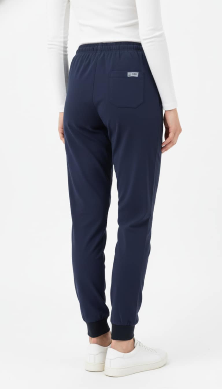 JOGGER HLAČE - Tamno plava boja - Image 4