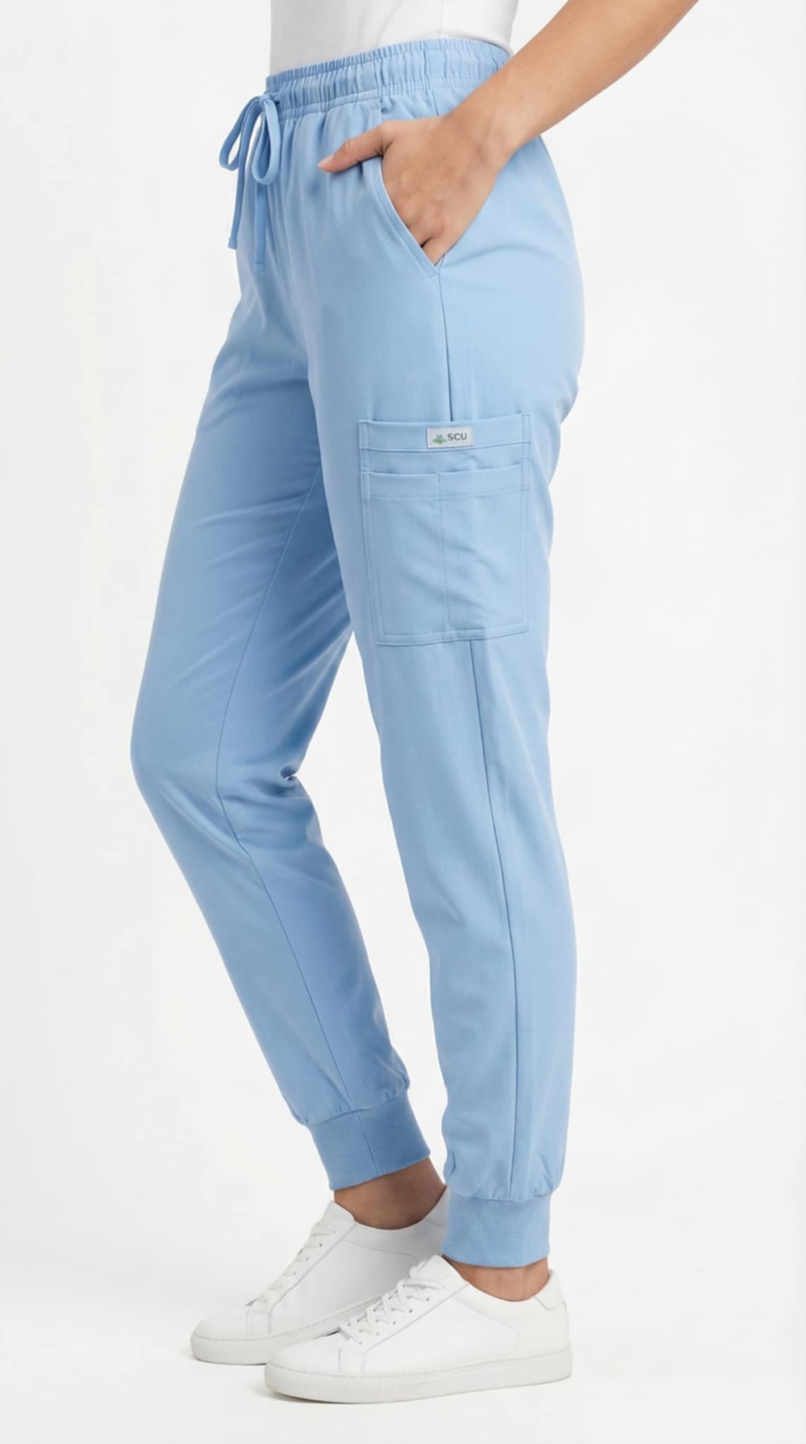 JOGGER HLAČE - Svijetlo plava - Image 3