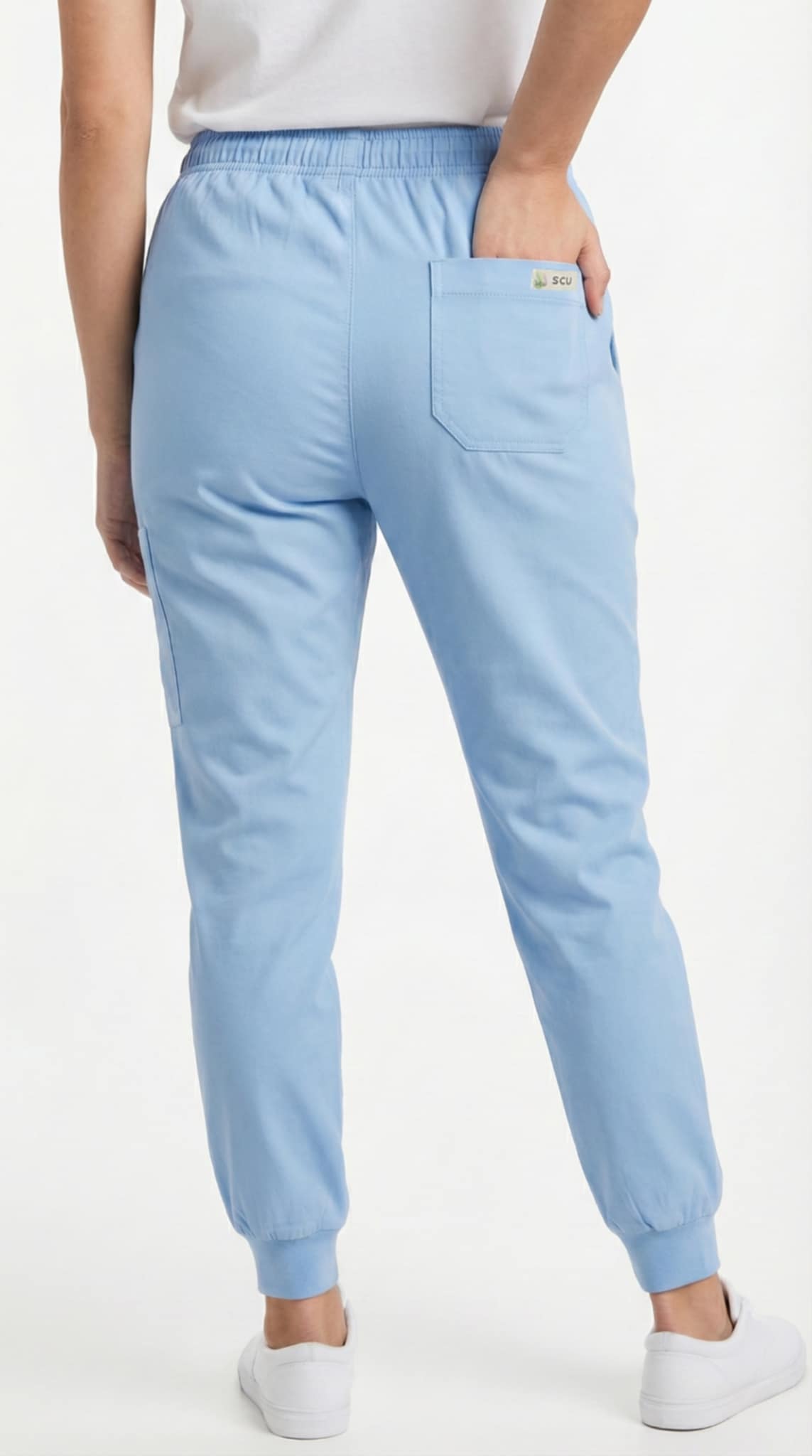 JOGGER HLAČE - Svijetlo plava - Image 4