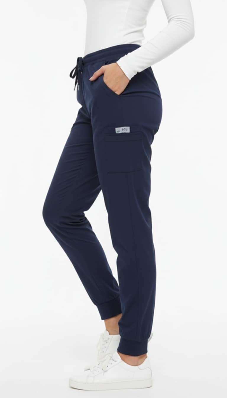 JOGGER HLAČE - Tamno plava boja - Image 2